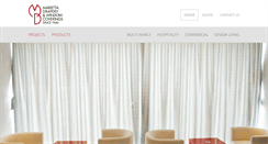 Desktop Screenshot of mariettadrapery.com