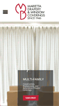 Mobile Screenshot of mariettadrapery.com